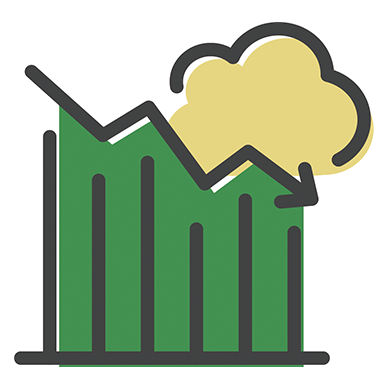 燃料・CO₂をまとめて削減のイメージ画像